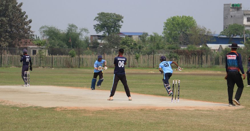 ‘अनिल-मीन’ ट्रफी क्रिकेटमा मोरङको विजयी सुरुवात