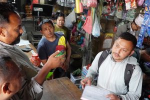 सहिदभूमिको थलथले बजारमा छड्के अनुगमन