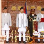 प्रतिनिधि सभाका ज्येष्ठ सदस्य अर्जुननरसिंह केसीले लिए शपथ