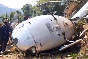 खोटाङमा हेलिकप्टर दुर्घटना