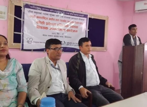 दलित र गैरदलितबीचको खाडल पुर्न राज्यको लगानी आवश्य पर्नेमा जाेड