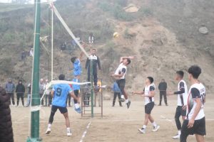 हिलेमा रामनवमी कप भलिबल : उद्घाटनमा भोजपुरको रामप्रसादराई गाउँपालिका विजयी