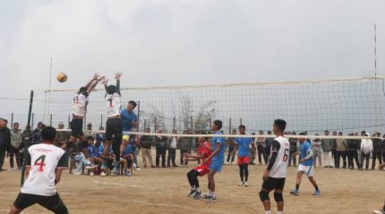 रामनवमी कप भलिबल : रामप्रसादराई गाउँपालिका र कनकाई नगरपालिका फाइनलमा