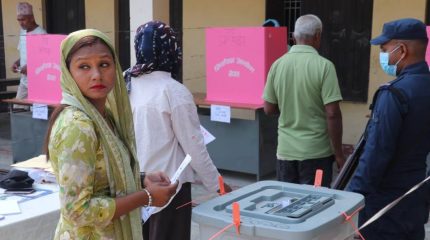 देशभर ६० प्रतिशत मत खस्यो 