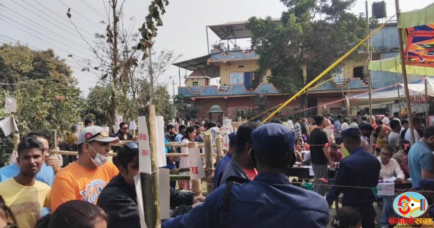 शान्तिपूर्ण रूपमा मतदान सम्पन्न