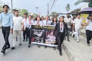 इनिशा बिकलाई न्याय माग्दै विराटनगरमा प्रदर्शन (फोटो फिचर)