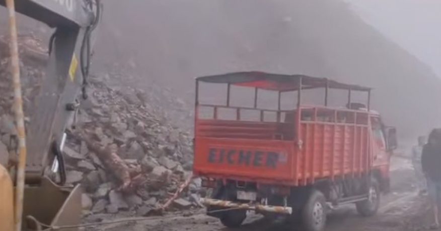 भेडेटार-रवि-राँके सडक पुनः अवरुद्ध