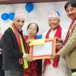 साँगुरीगढी गाउँपालिकाद्वारा सञ्चारकर्मी थापालाई नगदसहित सम्मान