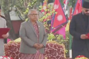 नवनियुक्त प्रधानमन्त्री बालेन्द्र शाहले लिए सपथ