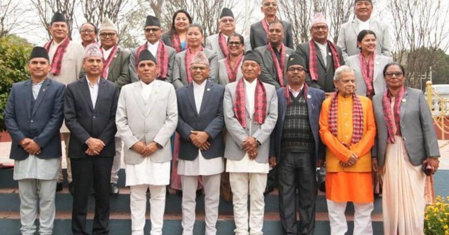 राष्ट्रियसभाका नवनिर्वाचित सदस्यहरूले लिए शपथ