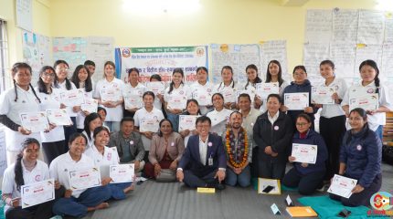 धनकुटामा सामाजिक तथा वित्तीय सीप रूपान्तरणसम्बन्धी तालिम