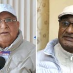 पूर्वप्रधानमन्त्री केपी ओली र पूर्वगृहमन्त्री रमेश लेखक पक्राउ