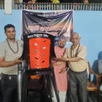 विराटनगर जेसीजद्वारा परमार्थ सिङ्घिया आरतीलाई कुर्सी हस्तान्तरण