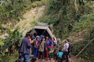 पाँचथरमा पिकअप दुर्घटना हुँदा एक जनाको मृत्यु, दुई जना घाइते