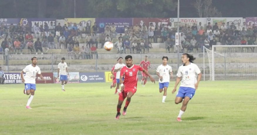 विराट गोल्डकप : मछिन्द्रलाई हराउँदै पुलिस सेमिफाइनलमा