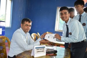 विराटनगरको एभरेस्ट स्कुलमा मतदानमार्फत छानियो विद्यार्थी नेतृत्व