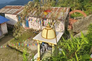 धनकुटामा स्वर्गीय छोरीको नाममा विद्यालयमा सरस्वतीको मन्दिर निर्माण