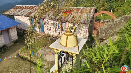 धनकुटामा स्वर्गीय छोरीको नाममा विद्यालयमा सरस्वतीको मन्दिर निर्माण