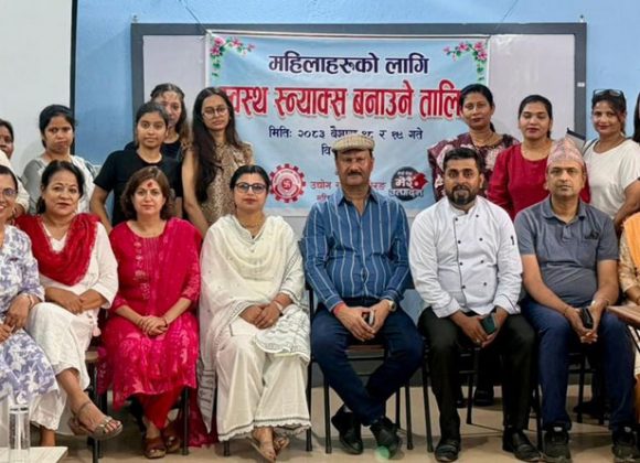 विराटनगरका महिलाहरूलाई स्वस्थ्य स्न्याक्स बनाउने तालिम 
