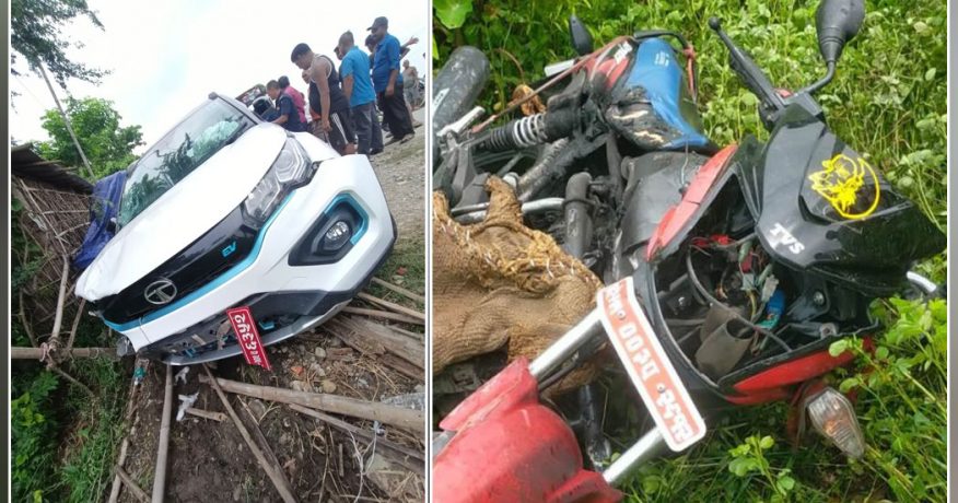 सुनसरीमा डाक्टरले चलाएको कारको ठक्करबाट प्रहरी वरिष्ठ सईको मृत्यु