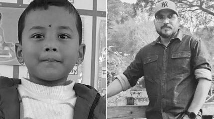 टिपरको ठक्करबाट मोटरसाइकलमा सवार बाबु-छोराको मृत्यु