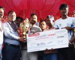 चौधरी चौकलाई अध्यक्ष कप नकआउट फुटबलको उपाधि