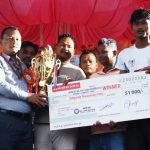 चौधरी चौकलाई अध्यक्ष कप नकआउट फुटबलको उपाधि