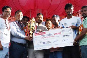चौधरी चौकलाई अध्यक्ष कप नकआउट फुटबलको उपाधि