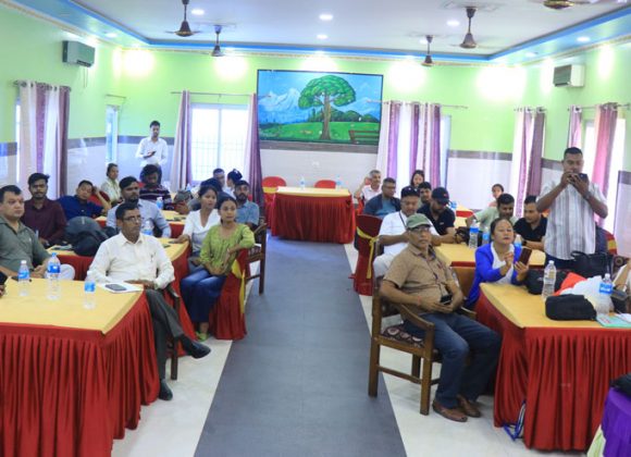 पत्रकारिता क्षेत्रमा देखिएका समस्या र समाधानका उपायबारे विराटनगरमा सुझाव संकलन