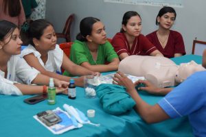नोबेल मेडिकल कलेजमा संक्रमण रोकथाम तथा नियन्त्रण सम्बन्धी तालिम 