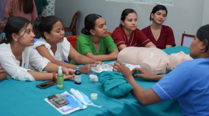 नोबेल मेडिकल कलेजमा संक्रमण रोकथाम तथा नियन्त्रण सम्बन्धी तालिम 