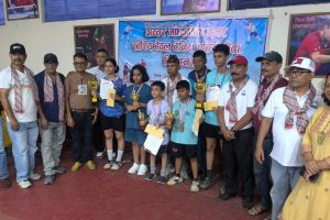 अन्तरविद्यालय टेबल टेनिसमा डीपीएसका आदर्श गुप्ताले जिते स्वर्ण पदक