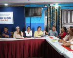 धनकुटामा सामुदायिक भवन निर्माणका लागि पुराण, एक लाख ७६ हजार रकम संकलन