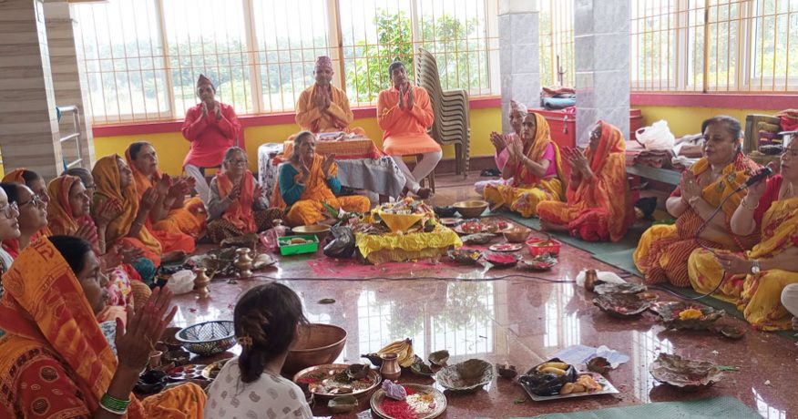 विराटनगरमा एक महिने पुरुषोत्तम पुराण कथावाचन सम्पन्न