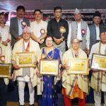 धनकुटाको गर्गाचार्य विश्वभाषा पुस्तकालयद्वारा पाँच जनालाई नदगसहित सम्मान