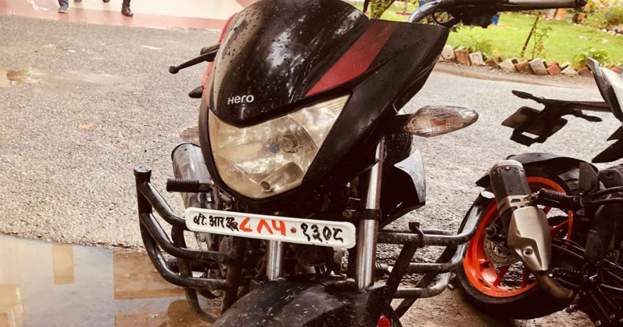 विराटनगरबाट मोटरसाइकल चोरी, भारतीय नम्बर प्लेट लगाएर चलाउँदै गर्दा पक्राउ परे युवक