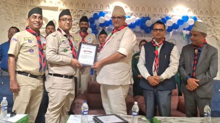 विराटनगर महानगरपालिकाका मेयर कोइराला सम्मानित