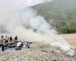 धनकुटामा जलाइयो एक हजार किलो गाँजा
