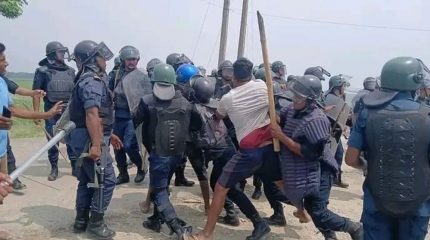 युवकको मृत्यु भएपछि विराटनगरको भेडियारीमा तनाव, प्रहरीद्वारा लाठीचार्ज