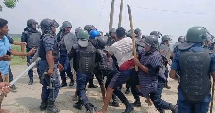 युवकको मृत्यु भएपछि विराटनगरको भेडियारीमा तनाव, प्रहरीद्वारा लाठीचार्ज