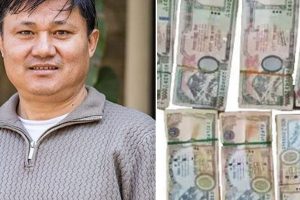 विराटनगरबाट काठमाडौं जान लागेका उपसचिव रकमको स्रोत खुलाउन नसकेपछि पक्राउ