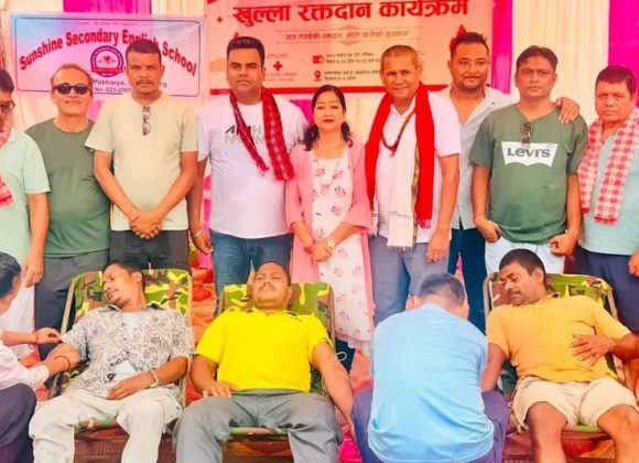 विराटनगरमा भएको खुला रक्तदानमा ५१ पिन्ट रगत संकलन