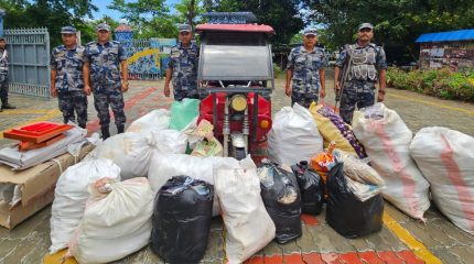 मोरङबाट १४ लाख ८६ हजार बढीको अवैध सामानसहित एक जना पक्राउ