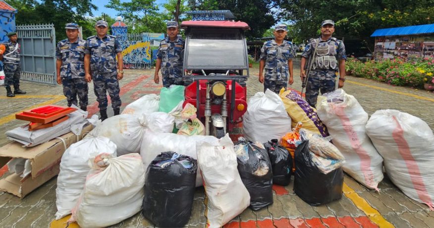 मोरङबाट १४ लाख ८६ हजार बढीको अवैध सामानसहित एक जना पक्राउ