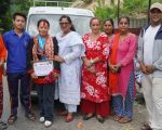 धनकुटाकी एकमात्रै सवारी चालक महिला कुशलालाई सम्मान