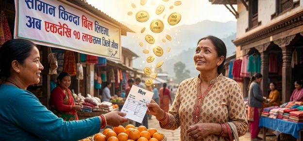 करदाता प्रोत्साहन : सामान किन्दा बिल लिएमा अब एकदेखि १० लाखसम्म जित्ने मौका