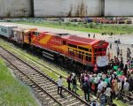 पहिलोपटक विराटनगर आइपुग्यो कार्गो रेल
