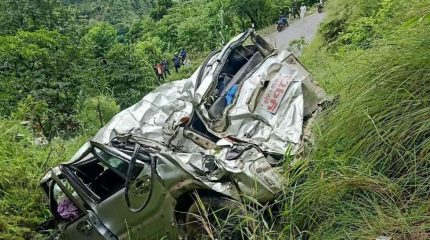 स्कारपियो दुर्घटनामा उच्च अदालतका न्यायाधीशसहित ६ जना घाइते