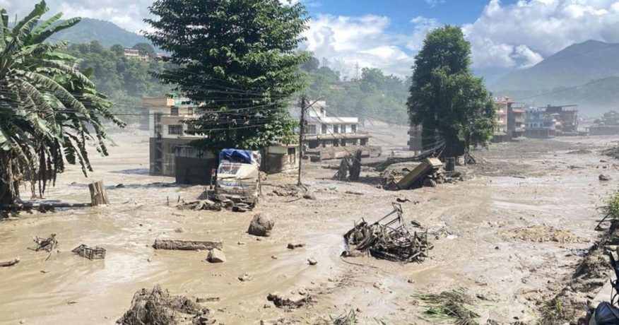 रसुवाको भीषण बाढीमा परेका ७ जनाको शव फेला
