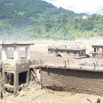 रसुवामा आएको भीषण बाढीका कारण ३८४ पर्यटक सम्पर्कविहीन